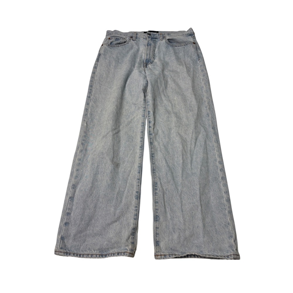 Abercrombie & Fitch Authentic Rigid Denim Baggy Jeans Light Mens 31x30 Wide Leg